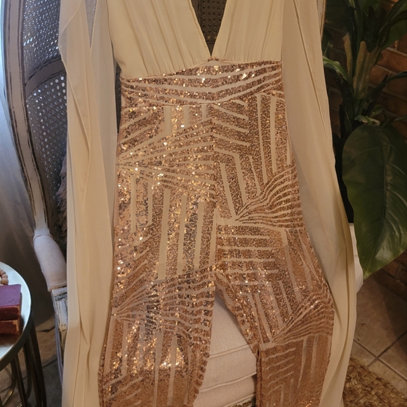 Slay the Runway Sequin Jumpsuit - Picture 2 of 9